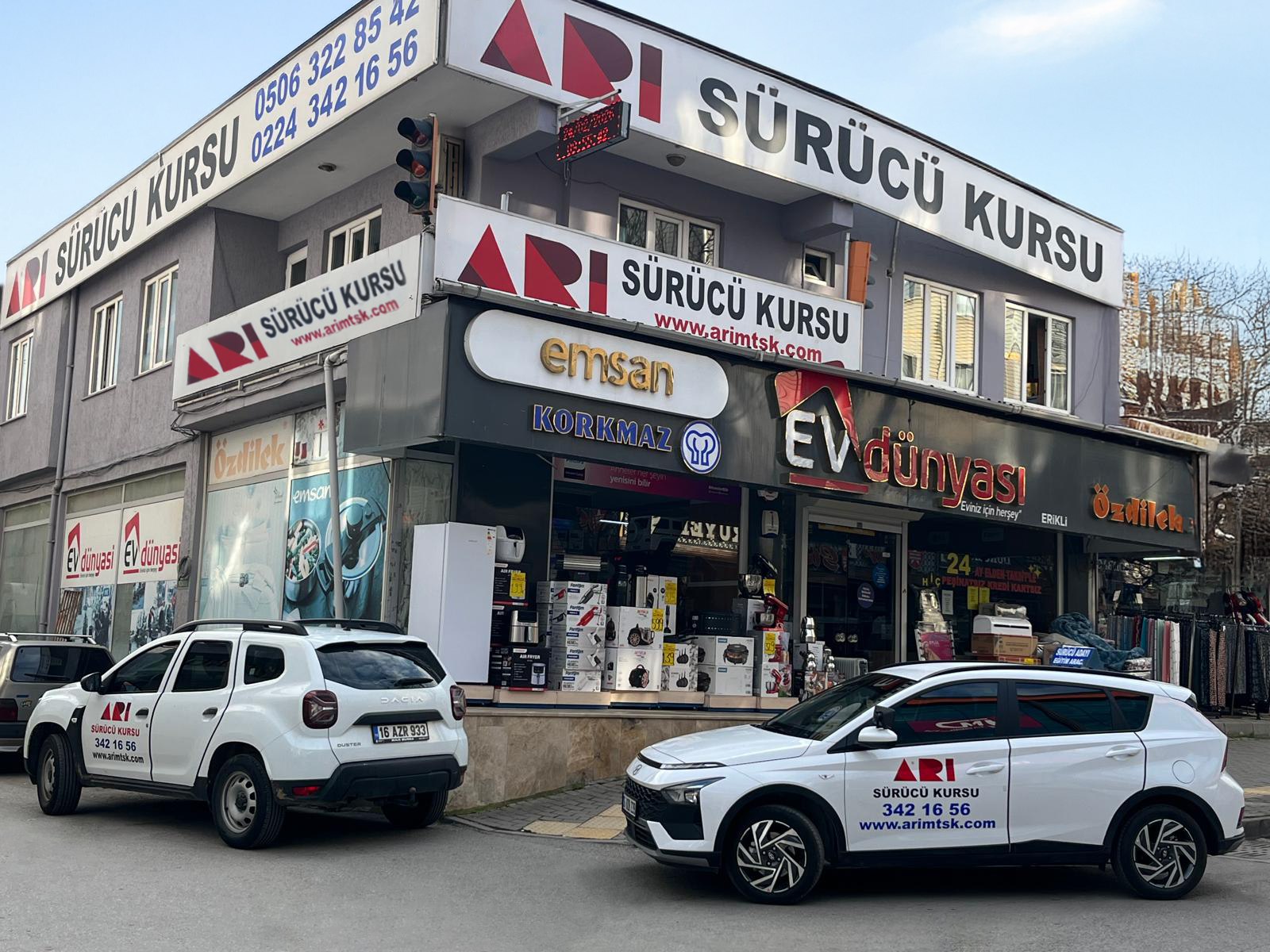Sürücü kursu eğitim alanı